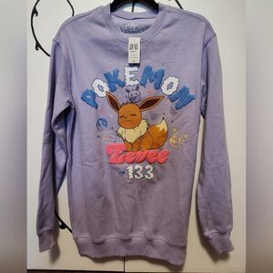 Lavender Eevee Crewneck Sweater